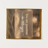 'You are precious in HIS eyes.'  Wandteppich (Vorderseite (Horizontal))