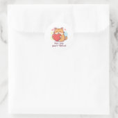 You Are Purr-fect Cute Cat Pun Valentine Sticker (Tasche)
