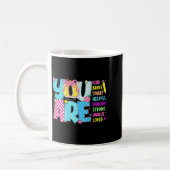 You Are Smart Brave Strong Kind Loved Motivation T Kaffeetasse (Links)