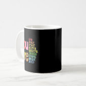 You Are Smart Brave Strong Kind Loved Motivation T Kaffeetasse (Vorderseite Links)
