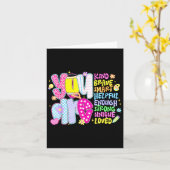 You Are Smart Brave Strong Kind Loved Motivation T Karte (Gelbe Blume)