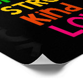 You Are Smart Brave Strong Kind Loved Motivation T Poster (Ecke)