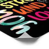 You Are Smart Brave Strong Kind Loved Motivation T Poster (Ecke)