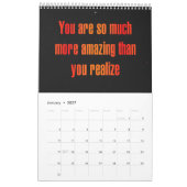 "You are so much more..." Encouragement Quotes Kalender (Jan 2027)
