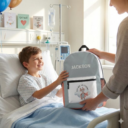 You Are So Strong Fox Backpack Bedruckter Rucksack