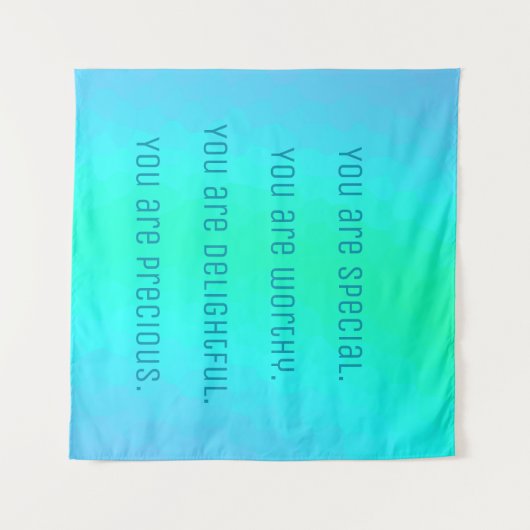 "You Are Special" Wandteppich (Vorderseite (Horizontal))