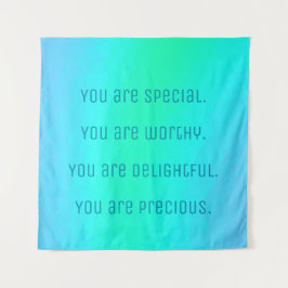 "You Are Special" Wandteppich