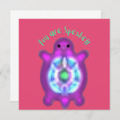 You Are Speshell Turtle Personalized Gift  Einladung (Vorne/Hinten)