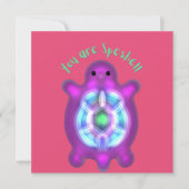 You Are Speshell Turtle Personalized Gift Einladung (Vorderseite)
