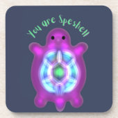 You Are Speshell Turtle Personalized Gift Getränkeuntersetzer (Vorderseite)