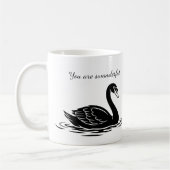 You are swanderful black swan Funny Goth Gift Kaffeetasse (Links)