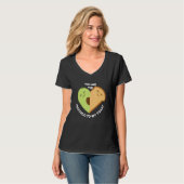 You Are The Avocado To My Toast Cute Foodie T-Shirt (Vorderseite Vollansicht)