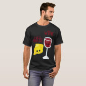 You Are The Cheese To My Wine Friend Valentine's D T-Shirt (Vorne ganz)
