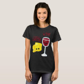 You Are The Cheese To My Wine Friend Valentine's D T-Shirt (Vorne ganz)