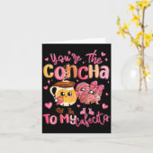 You Are The Concha To My Cafecito Funny Mexican Va Karte (Gelbe Blume)