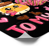 You Are The Concha To My Cafecito Funny Mexican Va Poster (Ecke)