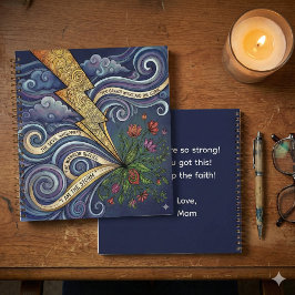 You Are The Storm Personalized Spiral Notebook Notizblock