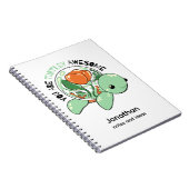 You Are Turtley Awesome Flower Succulent Turtle Notizblock (Rechte Seite)