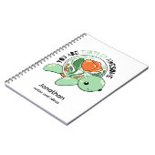 You Are Turtley Awesome Flower Succulent Turtle Notizblock (Linke Seite)