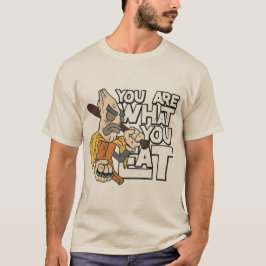 You Are What You Eat Funny Humor Cartoon Design T-Shirt
