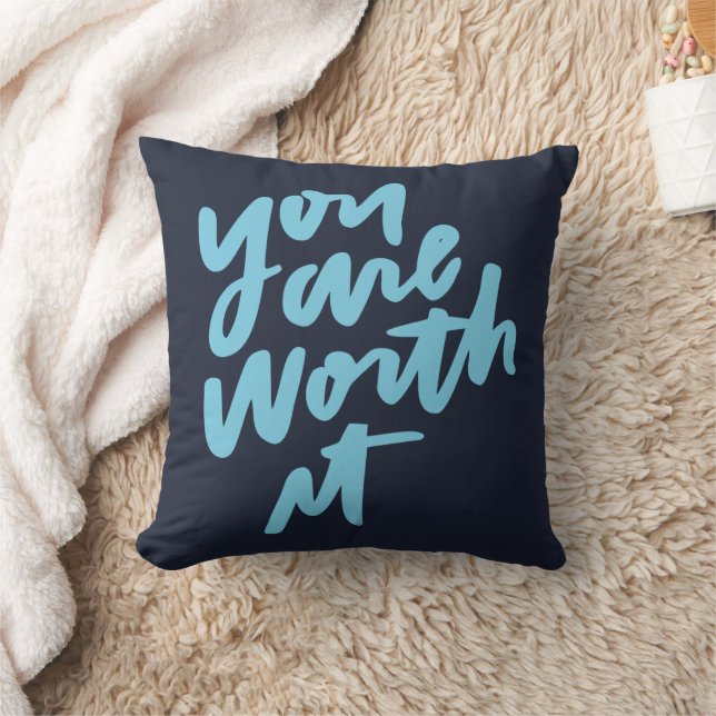 You are worth it kissen (Decke)