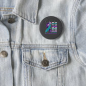 You Are Worthy Suicide Prevention Awareness Motiva Button (Beispiel)