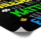 You Are Worthy You Are Loved Suicide Prevention Aw Poster (Ecke)