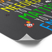 You Are Worthy You Are Loved Suicide Prevention Aw Poster (Ecke)