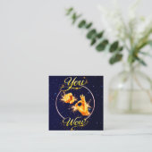 YOU ARE WOW : Make Him or Her feel special Quadratische Visitenkarte (Stehend Vorderseite)