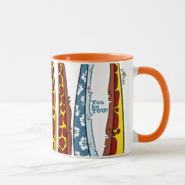 YOU BE YOU GIRAFFE by Jeff Willis Art Mug Tasse