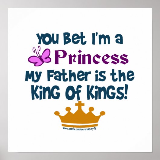 You Bet I'm a Princess Poster (Vorne)