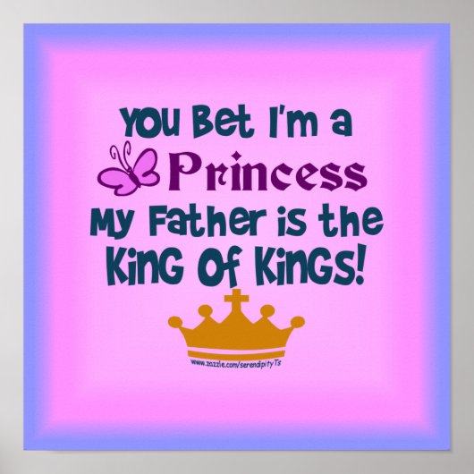 You Bet I'm a Princess Poster (Vorne)
