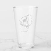 You Betcha Wisconsin Beer Glass Glas (Rückseite)