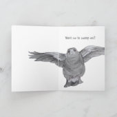 You broke up? Folded Greeting Card Karte (Innenseite)