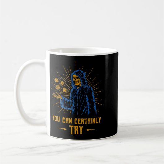 You Can Certainly Try Skeleton Wizard Fantasy Meme Kaffeetasse (Links)