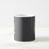 You Can Do Hard Things Groovy Retro Motivational Q Kaffeetasse (Mittel)