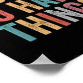 You Can Do Hard Things Motivational Quote Teacher  Poster (Ecke)