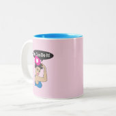 You Can Do It Pickleball (L) Zweifarbige Tasse (Vorderseite Links)