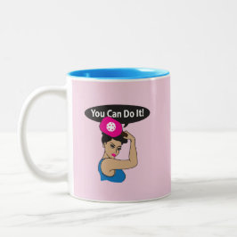 You Can Do It Pickleball (L) Zweifarbige Tasse