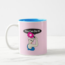 You Can Do It Pickleball (W) Zweifarbige Tasse