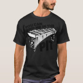 You Can Find Me in the Pit Funny Vibraphone Retro T-Shirt (Vorderseite)