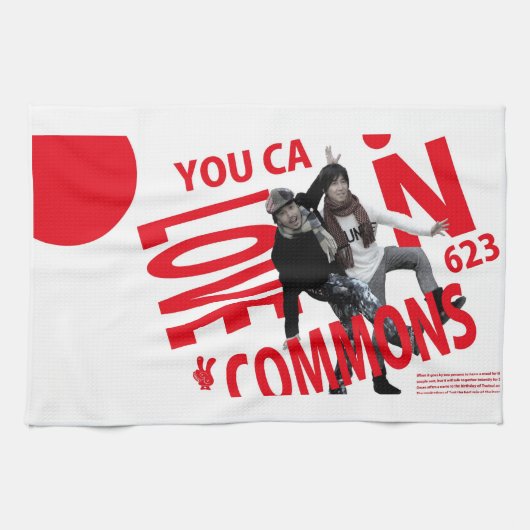 YOU CAN LOVECOMMONS タオル Type2 Geschirrtuch (Horizontal)