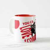 YOU CAN LOVECOMMONS マグType2 Zweifarbige Tasse (Vorderseite Links)