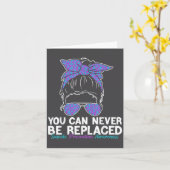 You Can Never Be Replaced Suicide Prevention Aware Karte (Gelbe Blume)