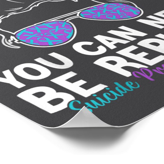 You Can Never Be Replaced Suicide Prevention Aware Poster (Ecke)