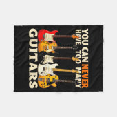 You Can Never Have Too Many Guitars Cool Guitar Lo Fleecedecke (Vorderseite (Horizontal))