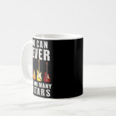 You Can Never Have Too Many Guitars Music Funny Kaffeetasse (Vorderseite Links)
