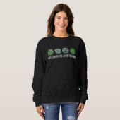 You Can Never Have Too Many Succulents Fucculent Sweatshirt (Vorne ganz)