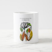 "YOU CAN RECOVER FROM ANYTHING life throws at you Jumbo-Tasse (Vorderseite)