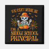 You Can’t E Me Middle School Principal Ghost Hallo Magnet (Vorne)